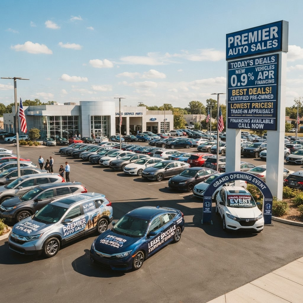 Think Easy Agency campaign work for Car dealerships
