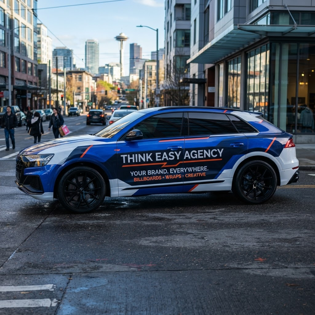 Think Easy Agency SUV — Agency campaign · Gloss full wrap